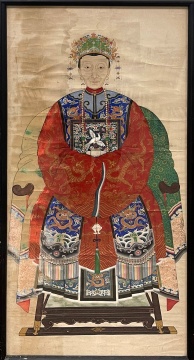 (2) Chinese Ancestral Portraits